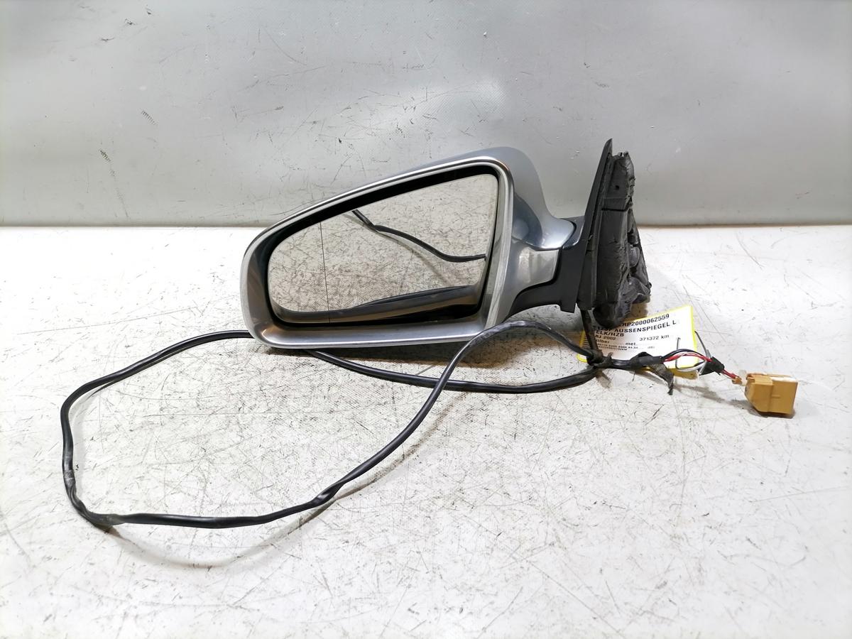 Audi A4 8E original Au&szlig;enspiegel links Silber met Bj.2002